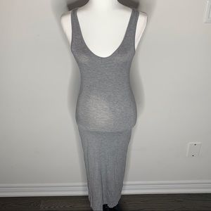 Grey maxi dress